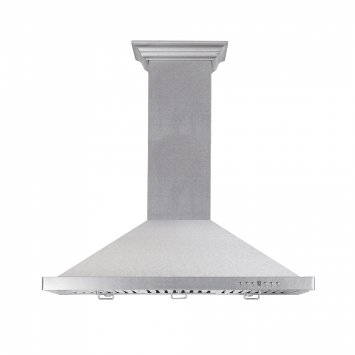 ZLINE 36 in. Designer Series Satin Stainless Steel Convertible Vent Wall Mount Range Hood (8KBS-36)