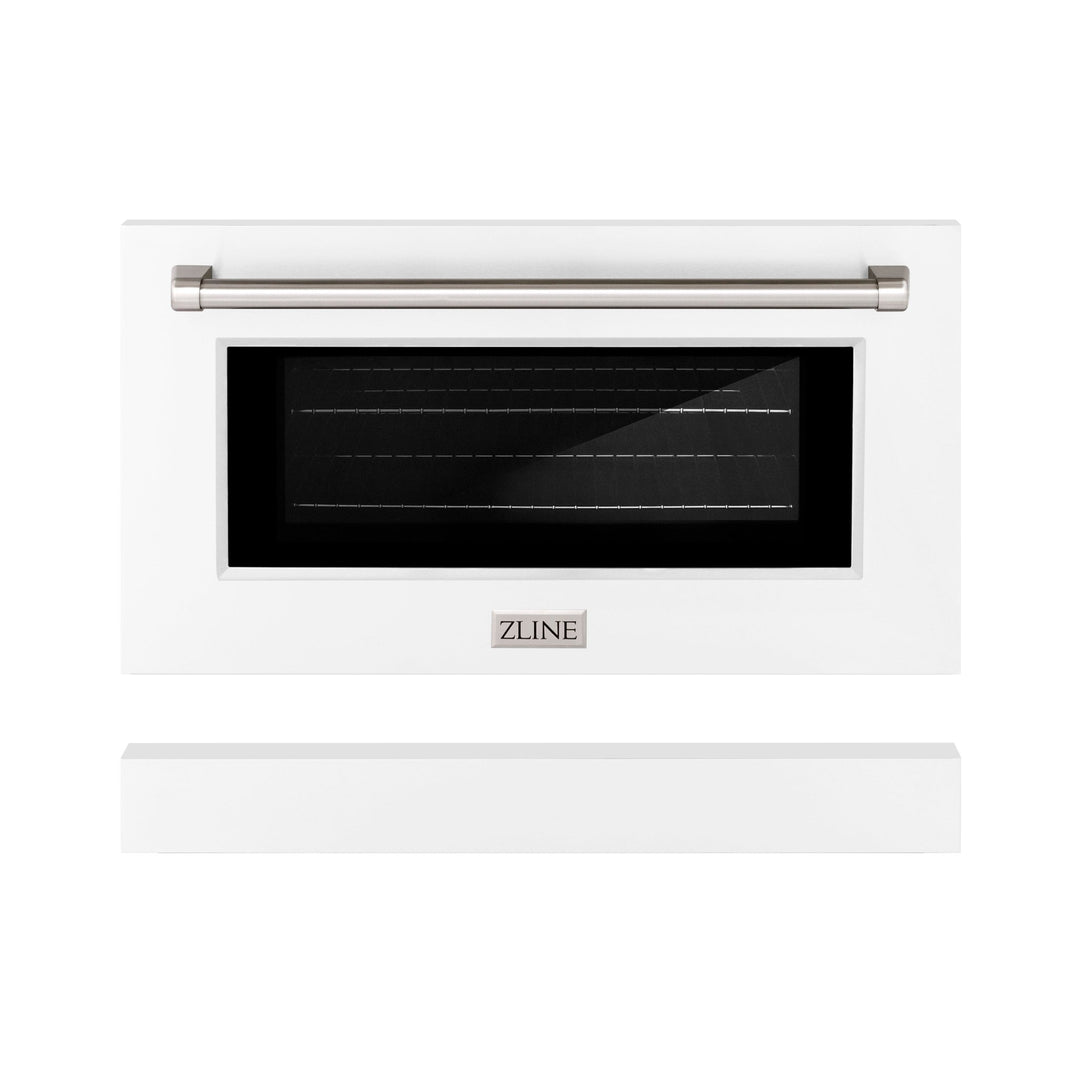 ZLINE 36 in. White Matte Range Door for SGR Models (SR-DR-WM-36)