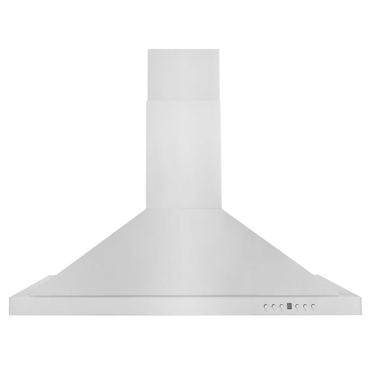 ZLINE 36" Kitchen Package with Stainless Steel Dual Fuel Range, Range Hood, Microwave Drawer and Tall Tub Dishwasher (4KP-RARH36-MWDWV)