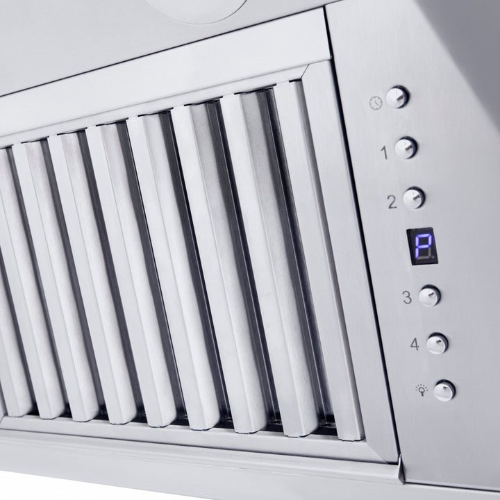 ZLINE 36" Professional Convertible Vent Wall Mount Range Hood in Stainless Steel (587-36)
