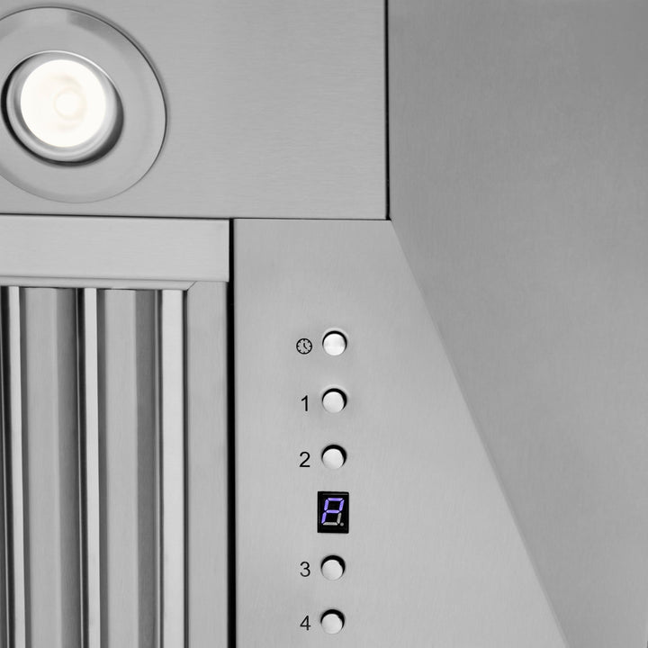ZLINE 36" Professional Convertible Vent Wall Mount Range Hood in Stainless Steel (597-36)