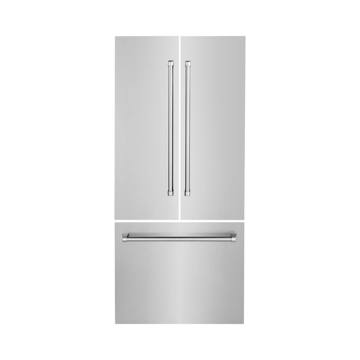 ZLINE 36" Refrigerator Panels in Stainless Steel for a 36" Built-in Refrigerator (RPBIV-304-36)
