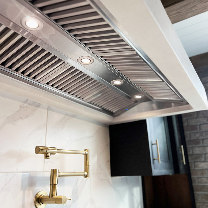 ZLINE 46" Ducted Wall Mount Range Hood Insert in Outdoor Approved Stainless Steel (721-304-46)