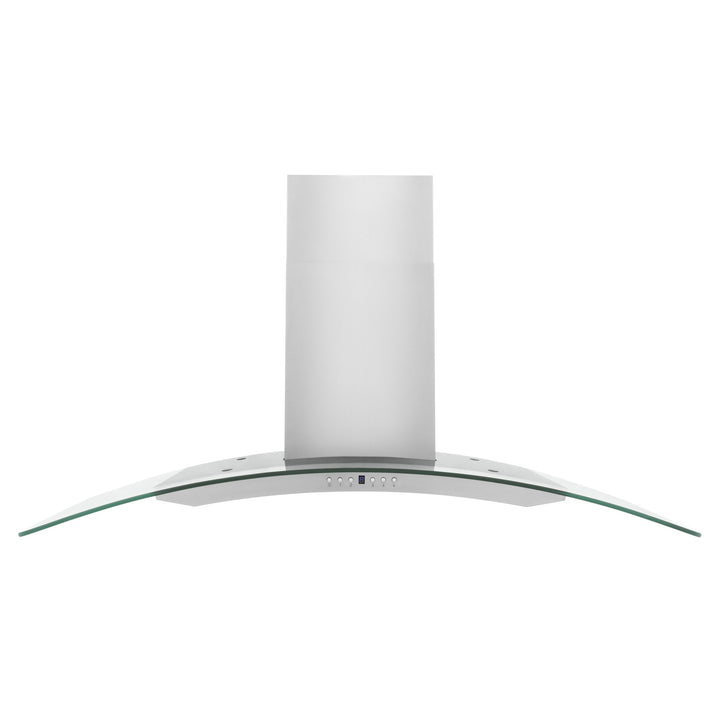 ZLINE 48" Convertible Vent Convertible Vent Wall Mount Range Hood in Stainless Steel & Glass (KN4-48)