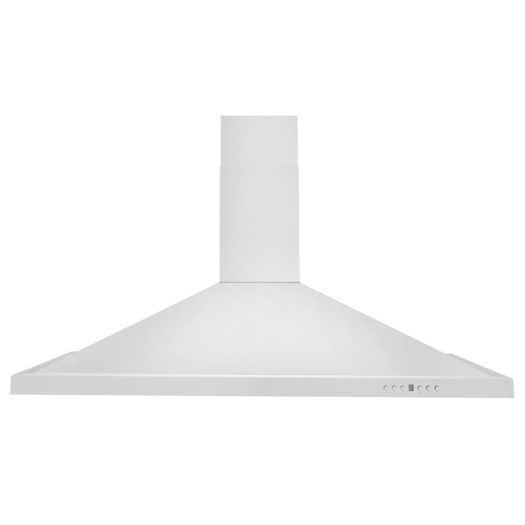 ZLINE 48" Convertible Wall Mount Range Hood in Stainless Steel with Set of 2 Charcoal Filters, LED lighting and Dishwasher-Safe Baffle Filters (KB-CF-48)