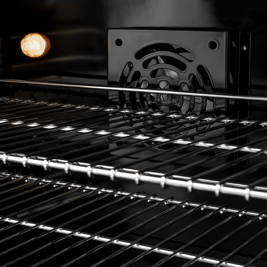ZLINE 48 in. 6.7 cu. ft. Classic Double Oven Dual Fuel Range with 8 Burner Gas Cooktop in Satin Stainless Steel (CDRS-48)