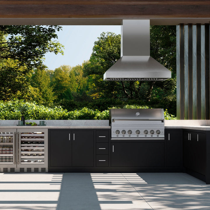 ZLINE 48 in. Island Mount Outdoor Grill Hood (GOi1-48)