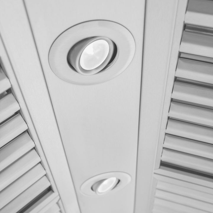 ZLINE 54" Professional Ducted Wall Mount Range Hood in Stainless Steel (697-54)