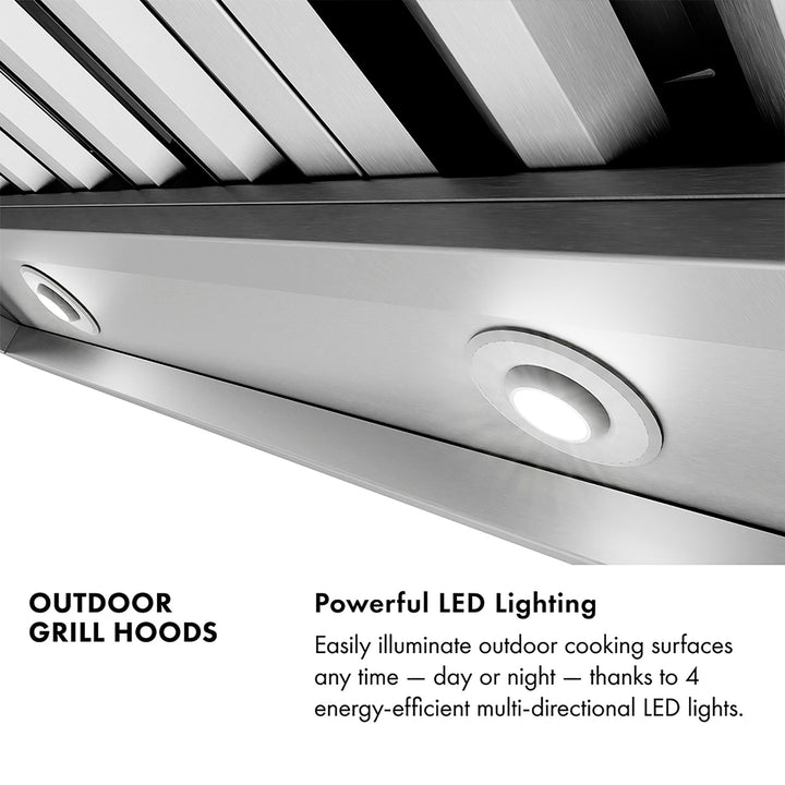 ZLINE 60 in. Under Cabinet Outdoor Grill Hood (GOU2-60)
