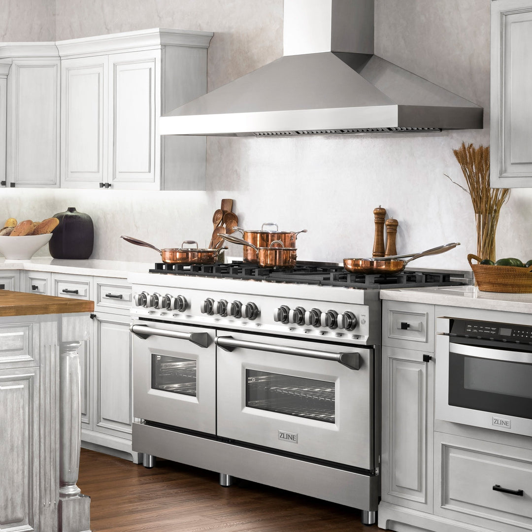 ZLINE 60" Professional Convertible Vent Wall Mount Range Hood in Stainless Steel (597-60)