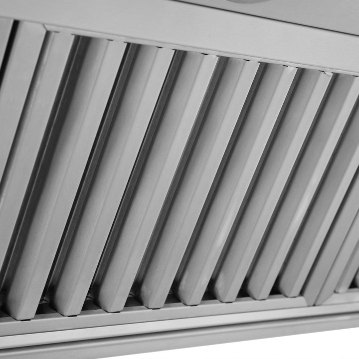 ZLINE 60" Professional Convertible Vent Wall Mount Range Hood in Stainless Steel (597-60)