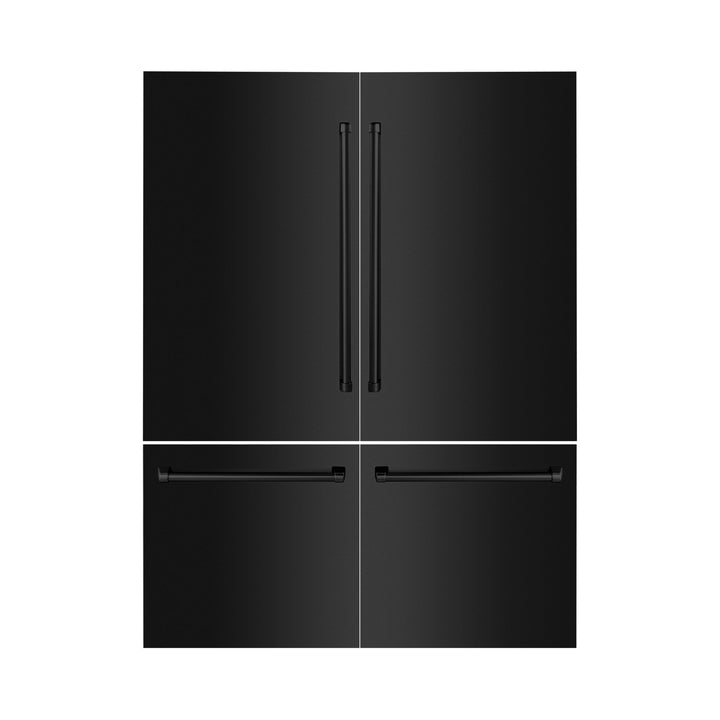 ZLINE 60" Refrigerator Panels in Black Stainless Steel for a 60" Built-in Refrigerator (RPBIV-BS-60)