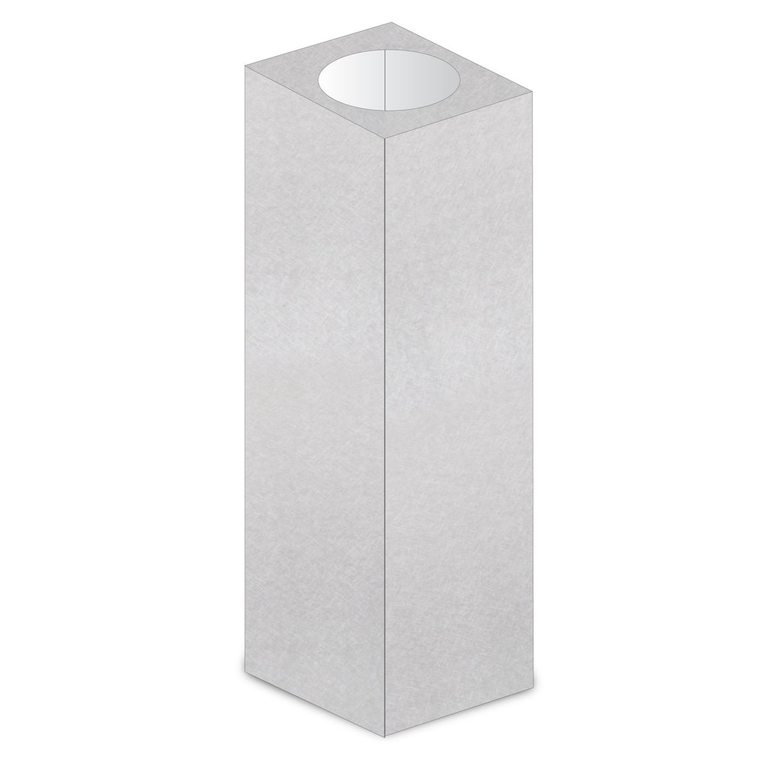 ZLINE 61 in. Satin Stainless Steel Chimney Extension for Ceilings up to 12.5 ft. (8GL14iS-E)