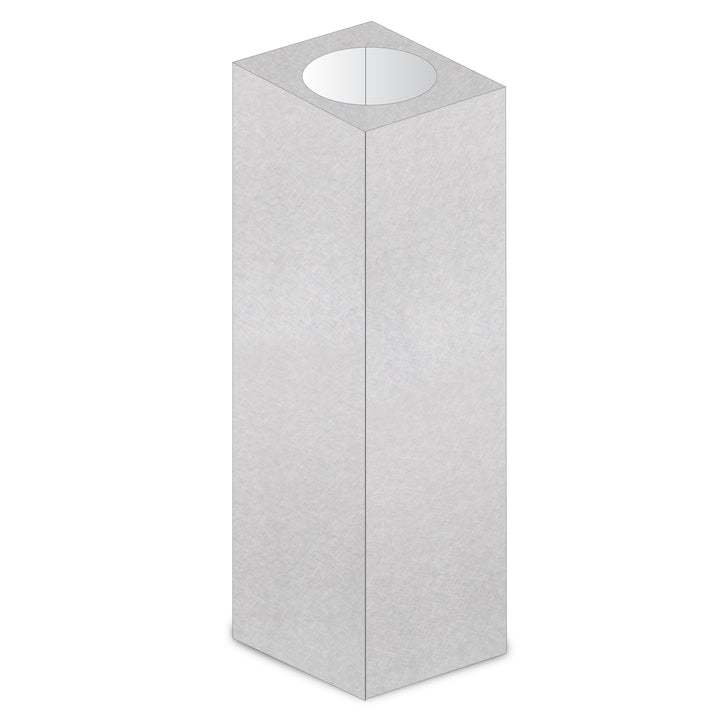 ZLINE 61 in. Satin Stainless Steel Chimney Extension for Ceilings up to 12.5 ft. (8GL14iS-E)