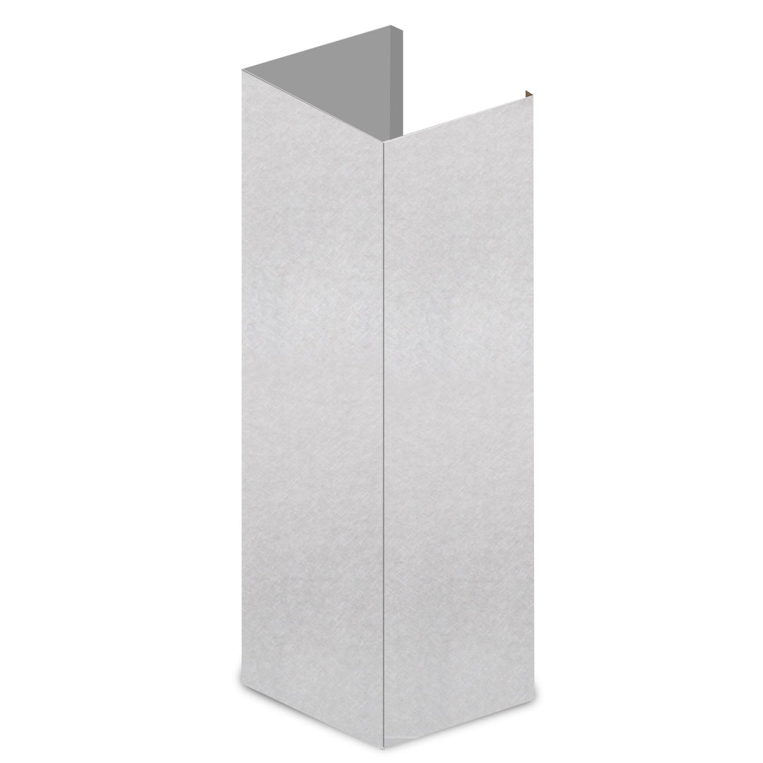 ZLINE 61 in. Satin Stainless Steel Chimney Extension for Ceilings up to 12.5 ft. (8KL3S-E)