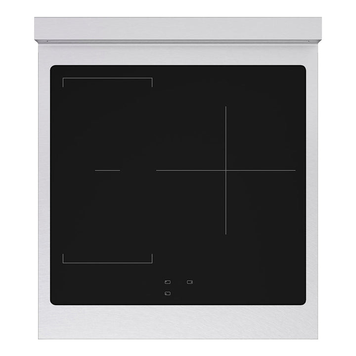 ZLINE Autograph Edition 24 in. 3.2 cu. ft. Paramount Induction Range with 3 Element Cooktop and Electric Convection Oven in Satin Stainless Steel with Matte Black Accents (SINRSZ-24-MB)