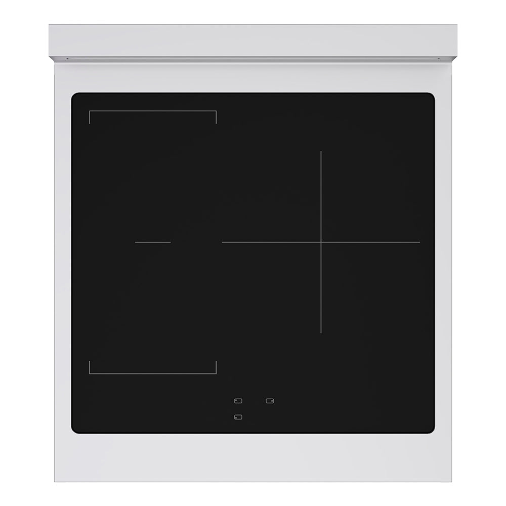 ZLINE Autograph Edition 24 in. 3.2 cu. ft. Paramount Induction Range with 3 Element Cooktop and Electric Convection Oven in Stainless Steel with Matte Black Accents (SINRZ-24-MB)