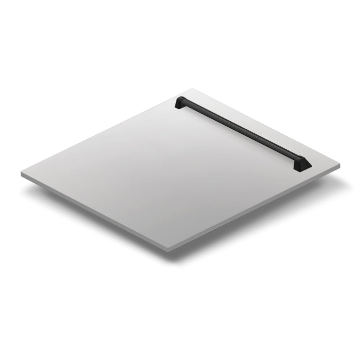 ZLINE Autograph Edition 24" Tallac Dishwasher Panel in Stainless Steel with Matte Black Handle (DPVZ-304-24-MB)