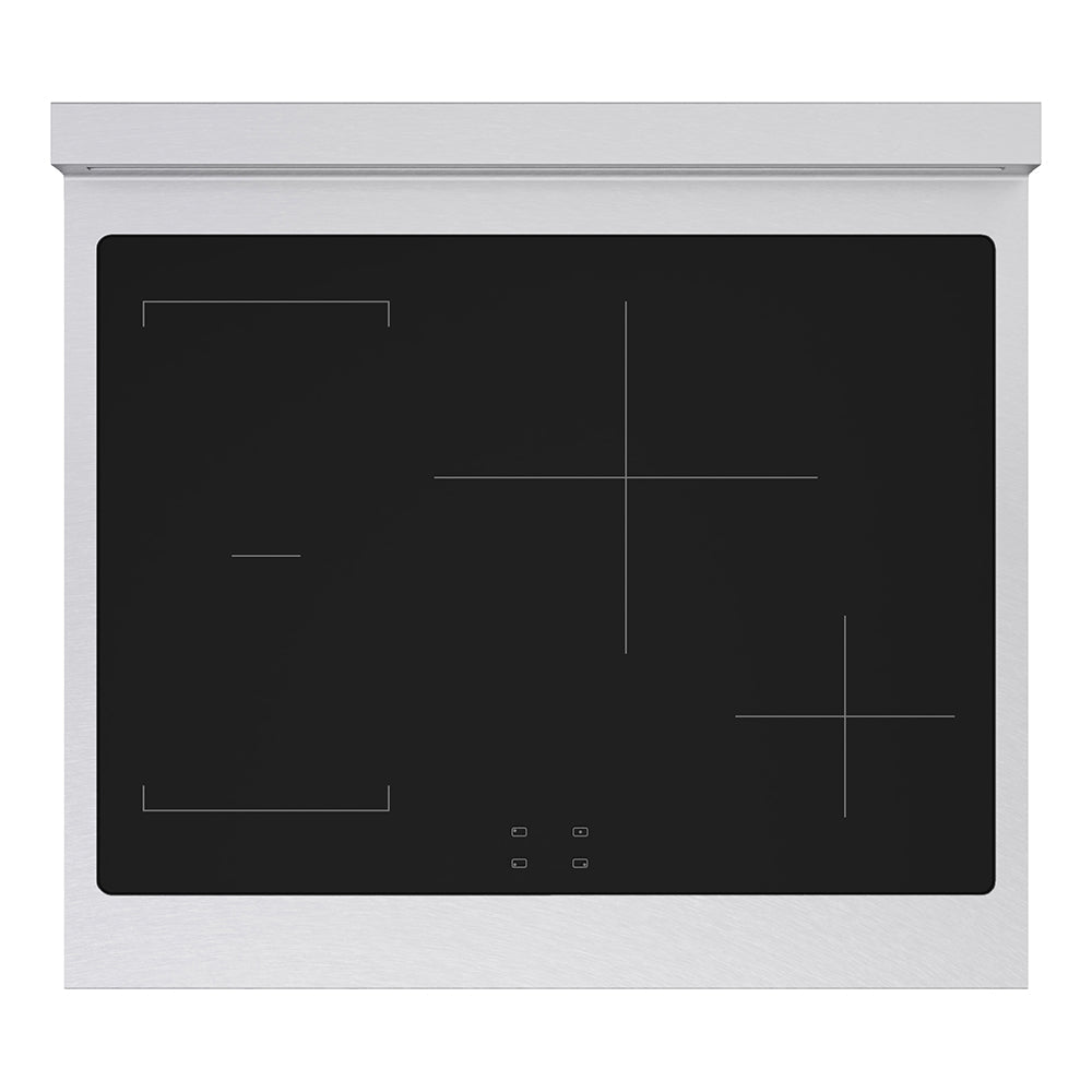 ZLINE Autograph Edition 30 in. 4.2 cu. ft. Paramount Induction Range with 4 Element Cooktop and Electric Convection Oven in Satin Stainless Steel with Polished Gold Accents (SINRSZ-30-G)