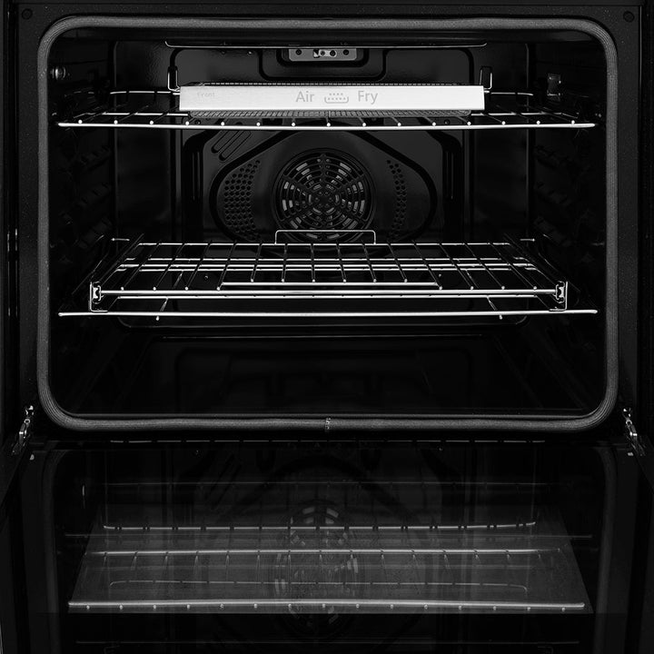 ZLINE Autograph Edition 30 in. Professional True Convection Double Wall Oven with Air Fry and Self Clean in Satin Stainless Steel with Polished Gold Helix Handles (WADSZ-30-KG)