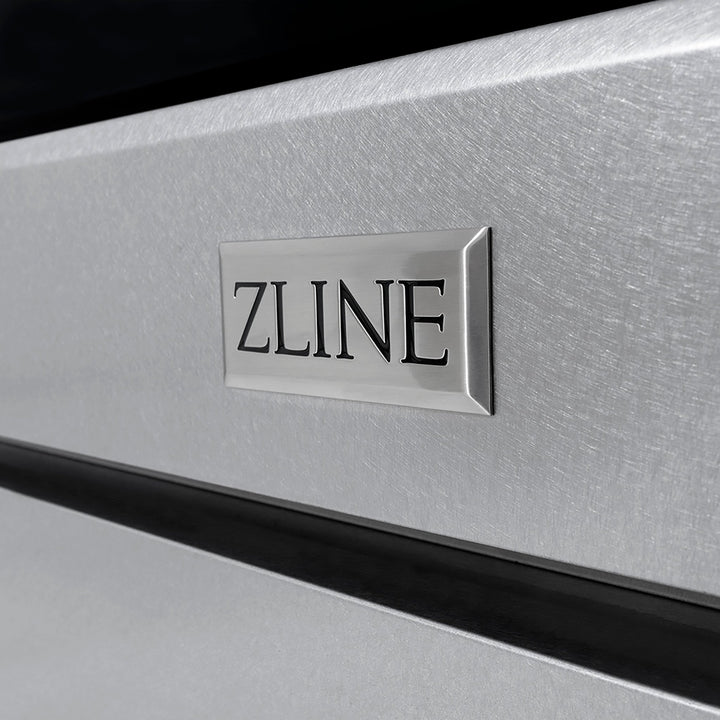 ZLINE Autograph Edition 36 in. 5.2 cu. ft. Paramount Gas Range with 6 Burner DuoProâ„¢ Cooktop and Convection Gas Oven in Satin Stainless Steel and Matte Black Accents (PSGRSZ-36-MB)