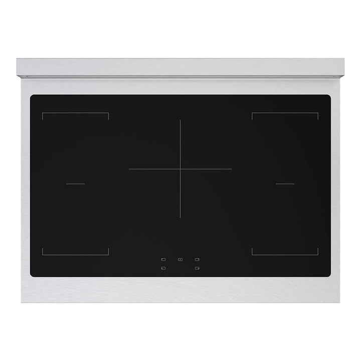 ZLINE Autograph Edition 36 in. 5.2 cu. ft. Paramount Induction Range with 5 Element Cooktop and Electric Convection Oven in Satin Stainless Steel with Matte Black Accents (SINRSZ-36-MB)
