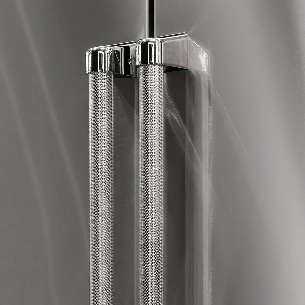 ZLINE Autograph Edition 36 in. Built-In Refrigerator Helix Handles (Set of 3) in Polished Nickel (RBIVHZ-K-PN-36)