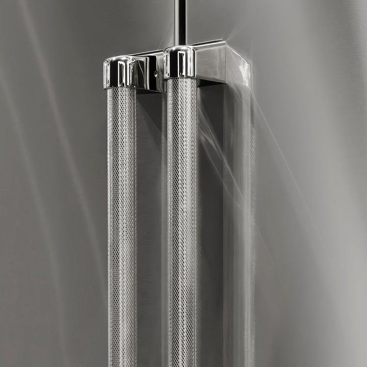 ZLINE Autograph Edition 36 in. Built-In Refrigerator Helix Handles (Set of 3) in Polished Nickel (RBIVHZ-K-PN-36)