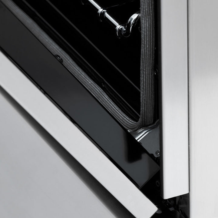 ZLINE Autograph Edition 48 in. 6.0 cu. ft. Legacy Dual Fuel Range with 7 Burner Gas Cooktop and 2 Electric Ovens in Stainless Steel and Matte Black Accents (RAZ-48-MB)