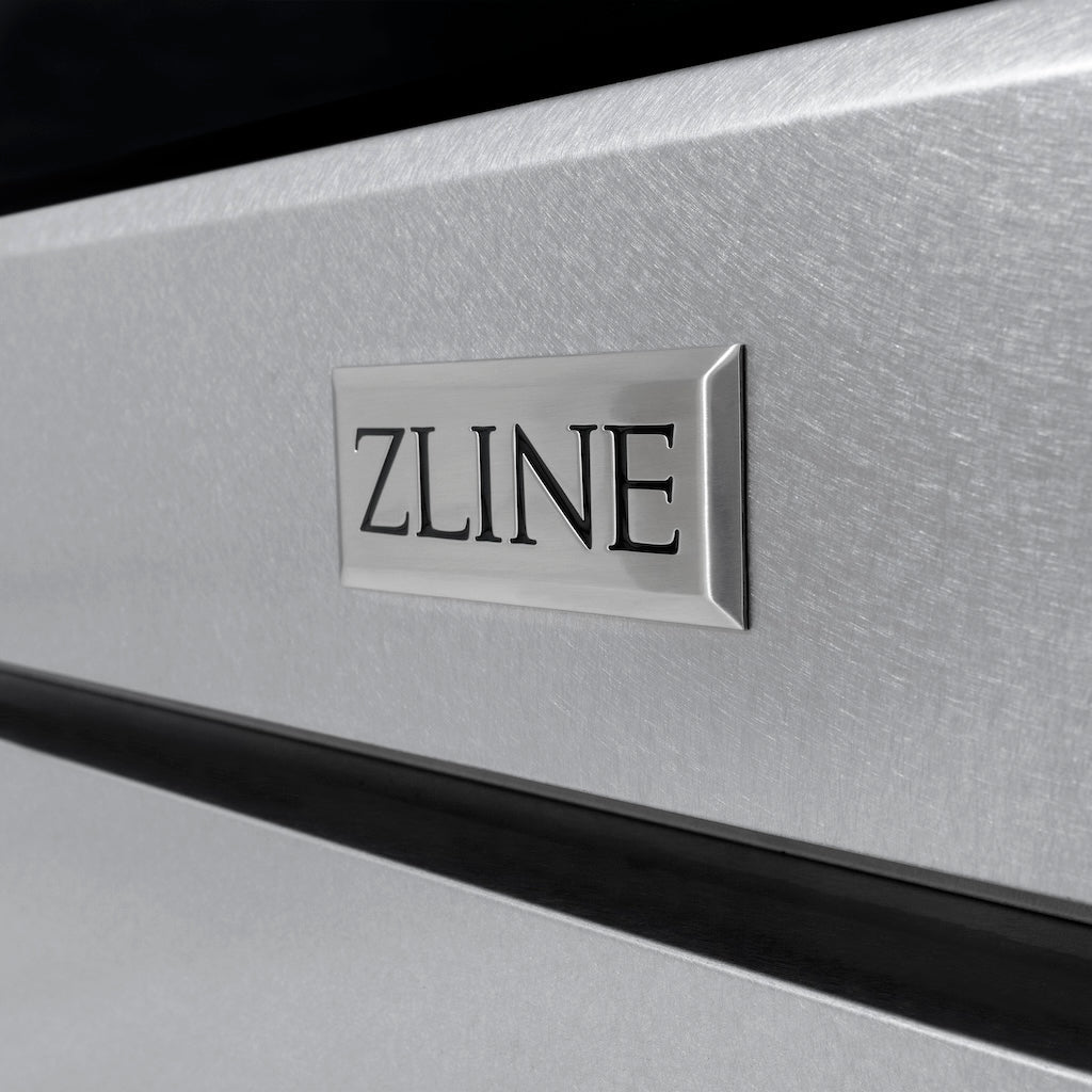 ZLINE Autograph Edition 48 in. 6.7 cu. ft. Paramount Double Oven Gas Range with 8 Burner Cooktop in Satin Stainless Steel and Polished Gold Accents (SGRSZ-48-G)