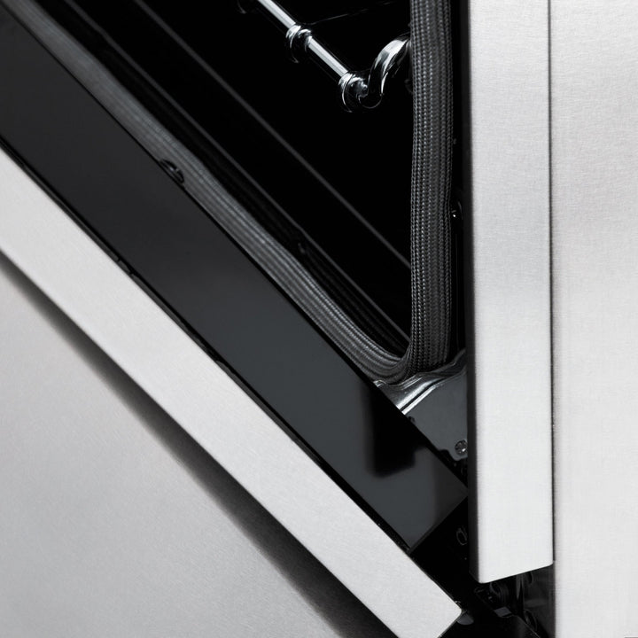 ZLINE Autograph Edition 60 in. 7.4 cu. ft. Legacy Dual Fuel Range with 9 Burner Gas Cooktop and 2 Electric Convection Ovens in Satin Stainless Steel and Champagne Bronze Accents (RASZ-SN-60-CB)
