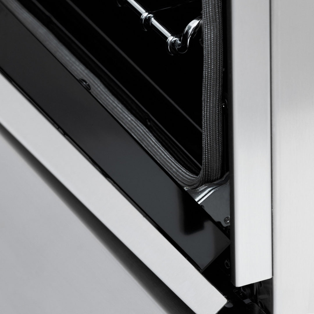 ZLINE Autograph Edition 60 in. 7.4 cu. ft. Legacy Dual Fuel Range with 9 Burner Gas Cooktop and 2 Electric Convection Ovens in Stainless Steel and Champagne Bronze Accents (RAZ-60-CB)