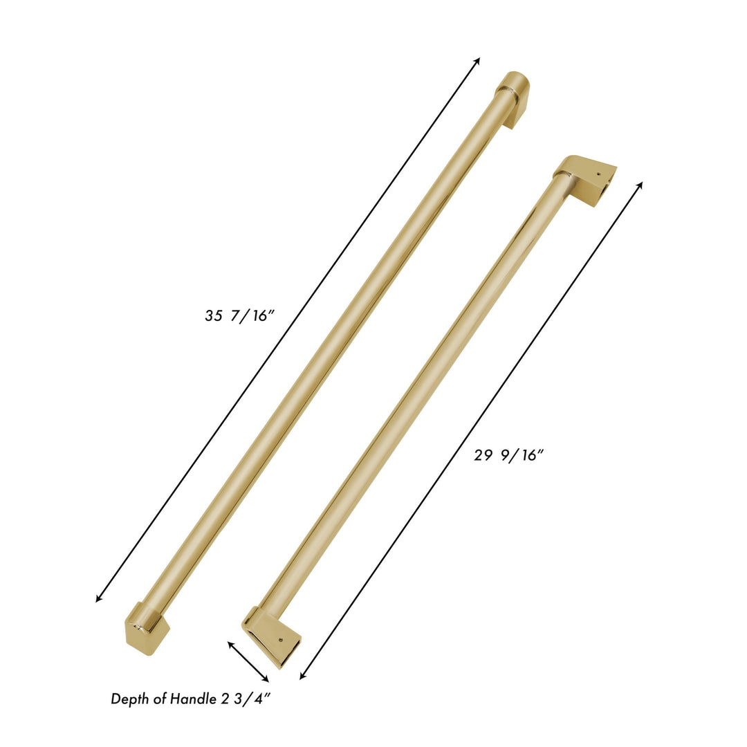 ZLINE Autograph Edition 60 in. Built-in Refrigerator Handles (Set of 4) in Champagne Bronze (RBIVHZ-CB-60)