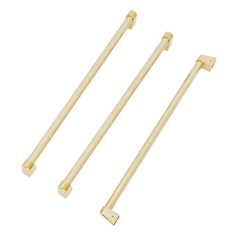ZLINE Autograph Edition Champagne Bronze Traditional Handles (Set of 3) for Standard-Depth Refrigerators (RSMHZ-36-CB)