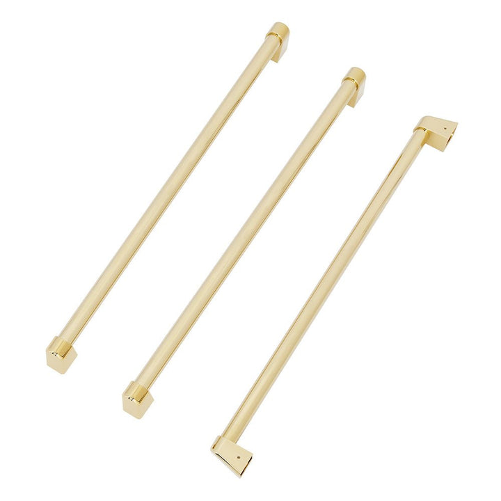 ZLINE Autograph Edition Champagne Bronze Traditional Handles (Set of 3) for Standard-Depth Refrigerators (RSMHZ-36-CB)