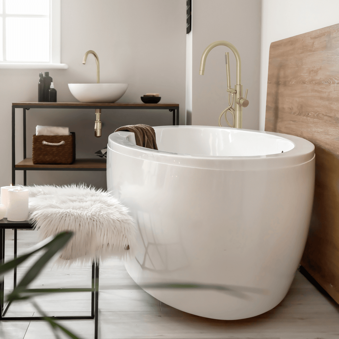 ZLINE Autograph Edition Emerald Bay Bath Tub Filler in Champagne Bronze (EMBY-BTF-CB)