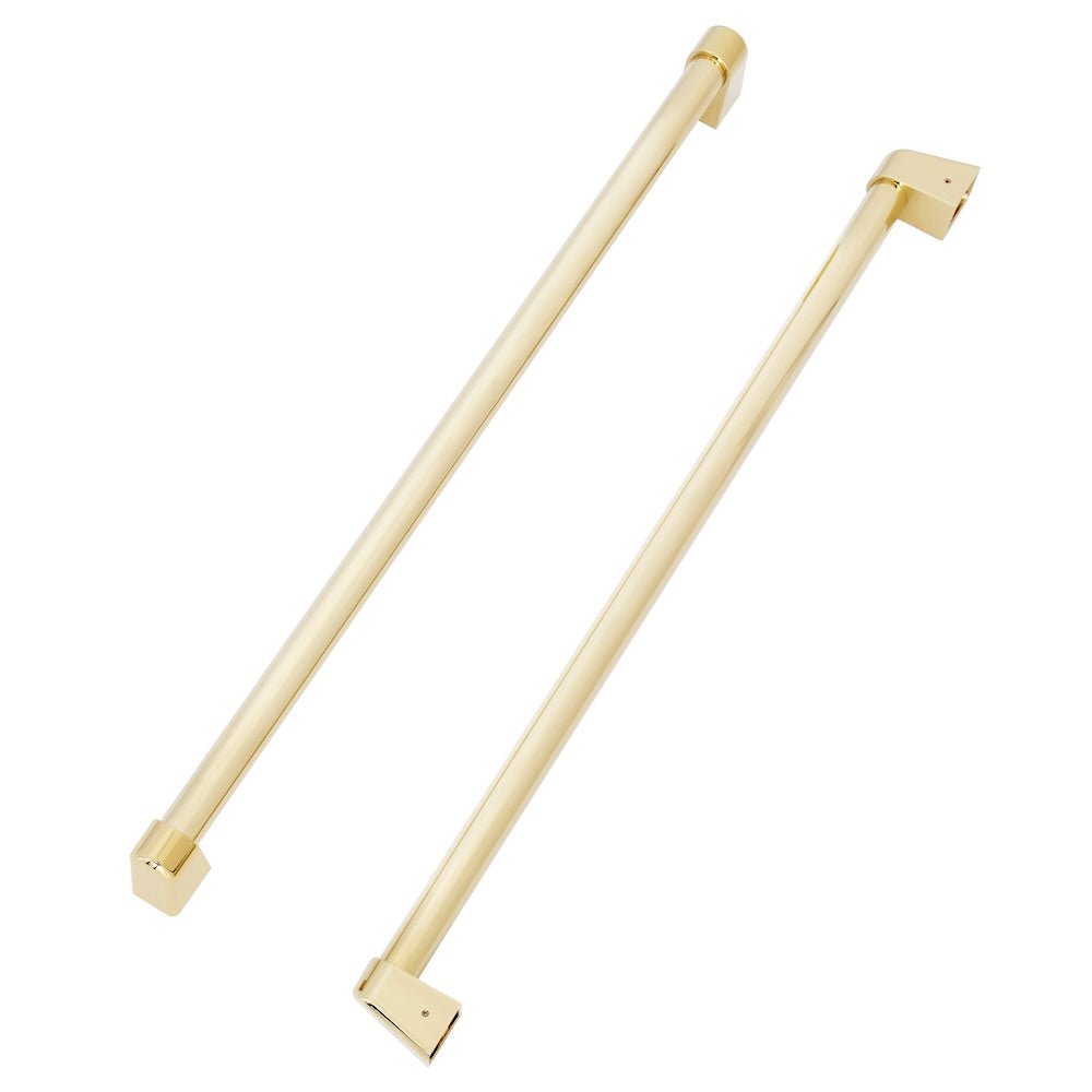ZLINE Autograph Edition Polished Gold Traditional Handles (Set of 4) for Counter-Depth and Standard-Depth Refrigerators (RFMHZ-36-G)