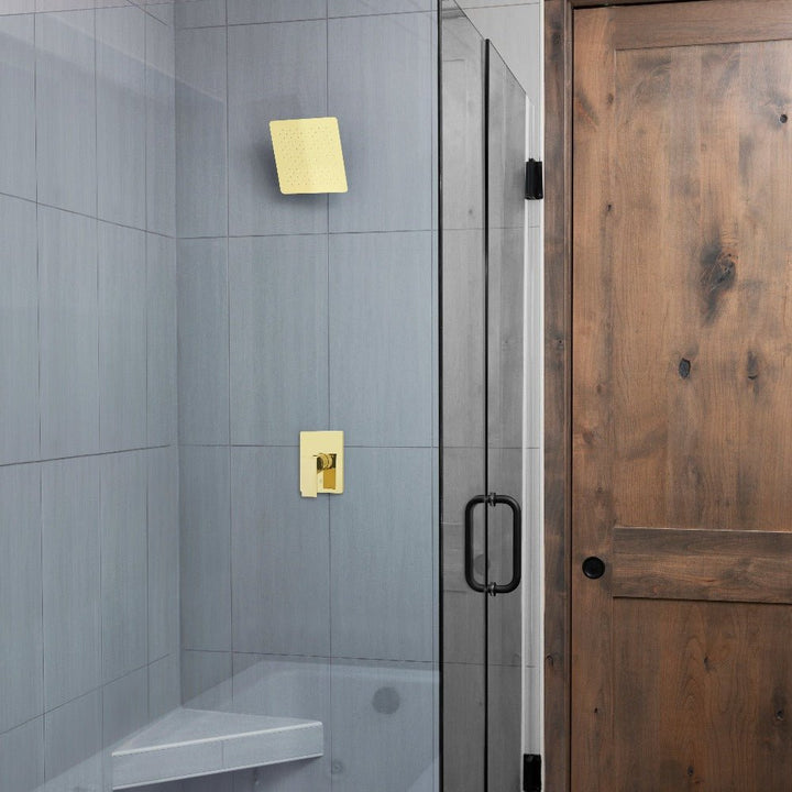 ZLINE Bliss 8 in. Rainfall Shower Head in Polished Gold (BLS-H8-PG)