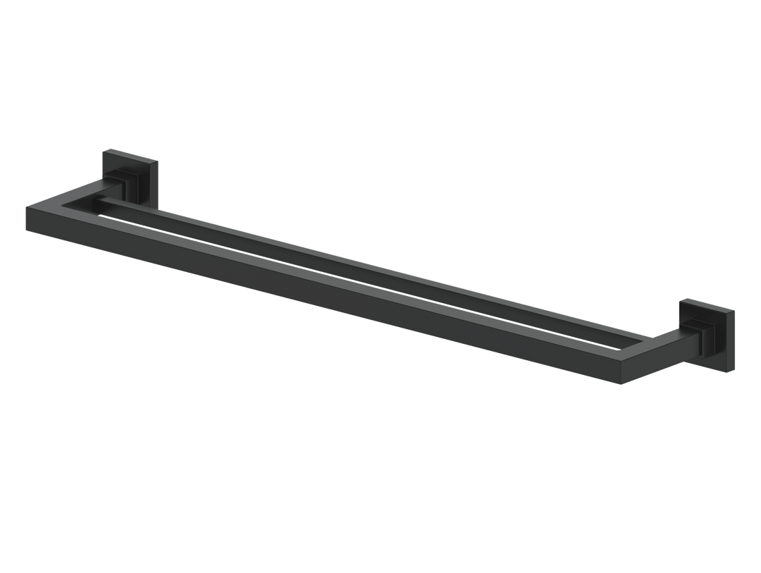 ZLINE Bliss Double Towel Rail in Matte Black (BLS-TRD-MB)