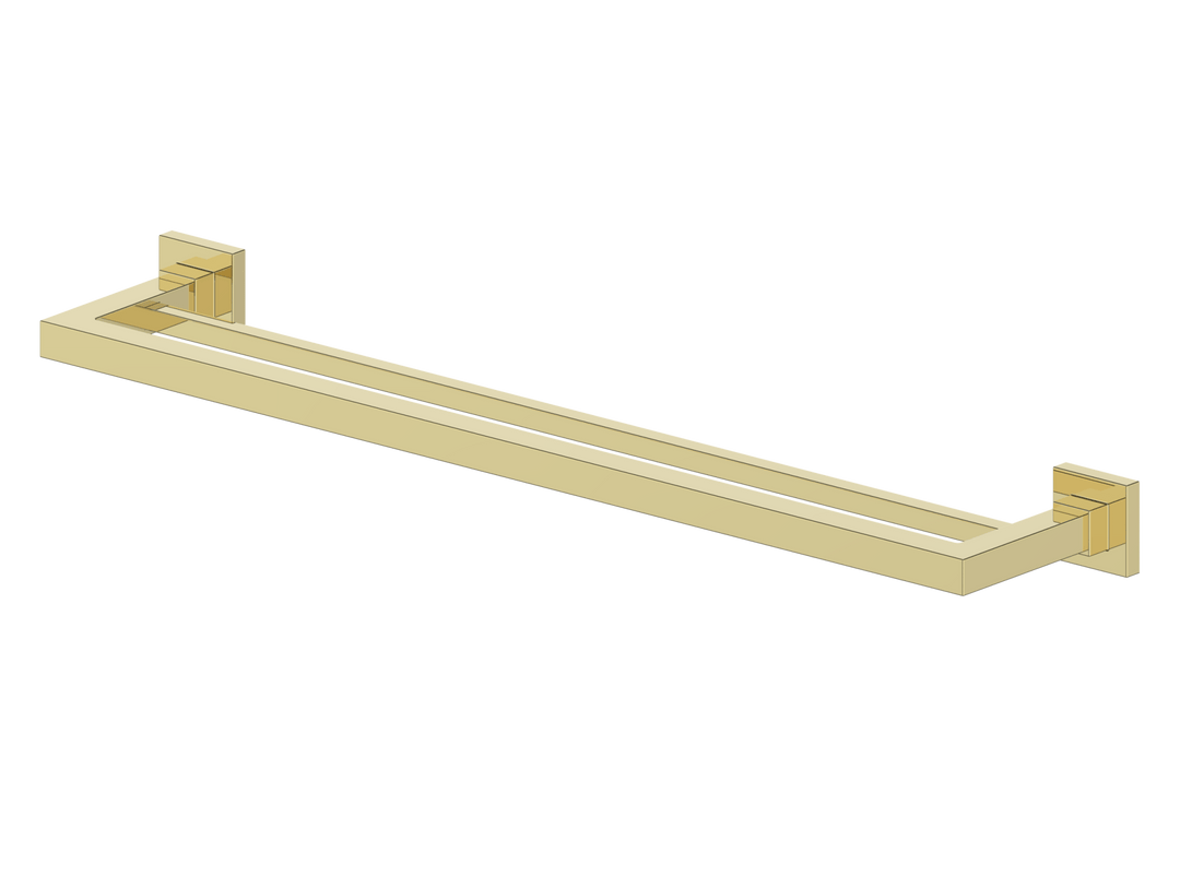 ZLINE Bliss Double Towel Rail in Polished Gold (BLS-TR-PG)