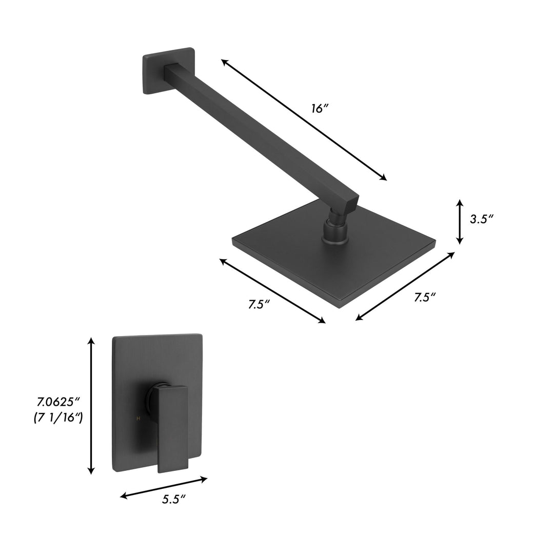ZLINE Bliss Shower Faucet in Gun Metal (BLS-SHF-GM)