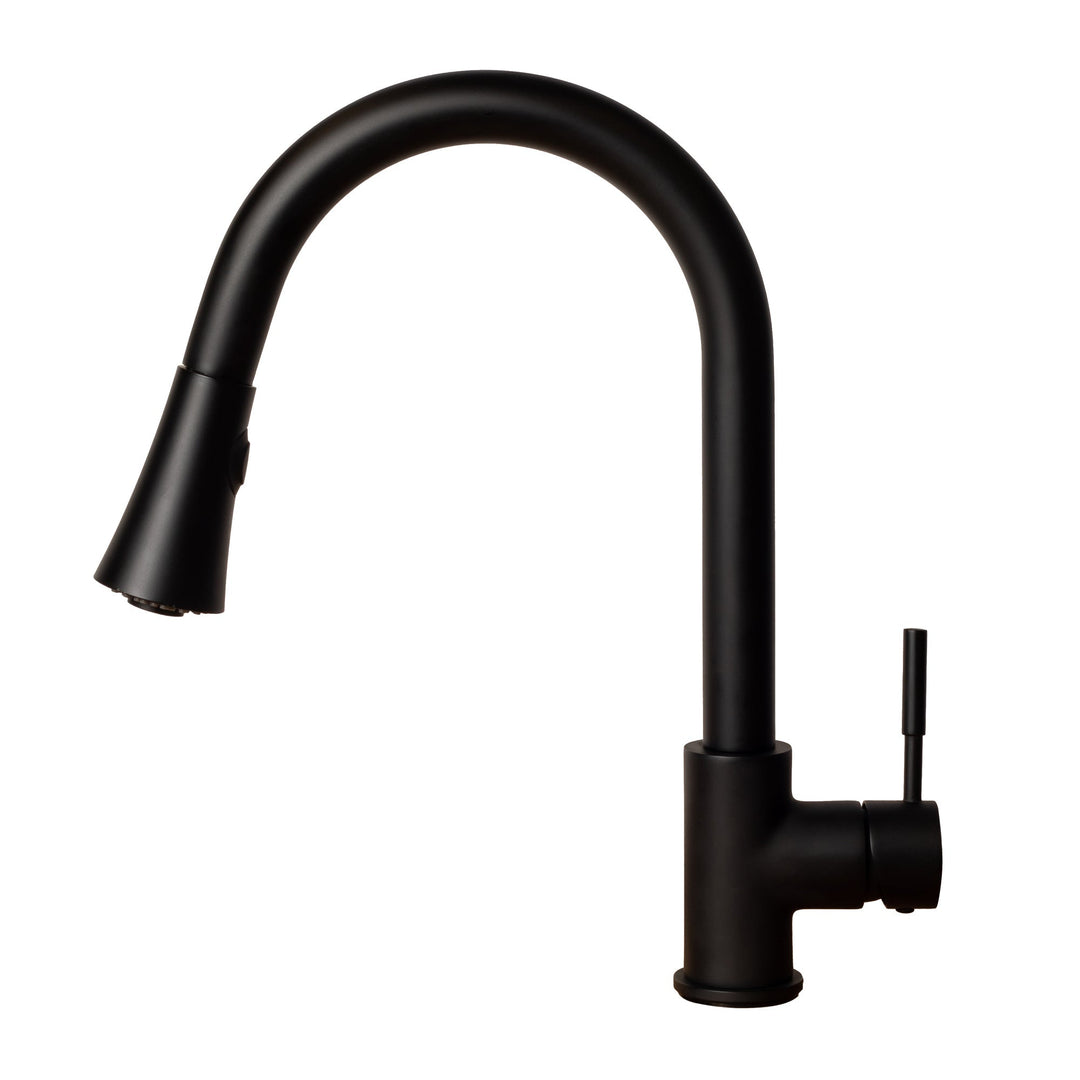 ZLINE Edison Kitchen Faucet in Matte Black (EDS-KF-MB)