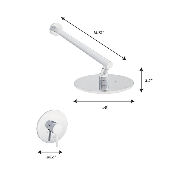 ZLINE El Dorado Shower Faucet in Chrome (ELD-SHF-CH)