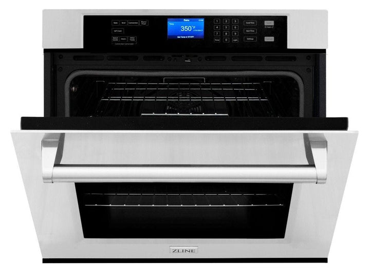 ZLINE Kitchen and Bath Kitchen Appliance Package with 36 in. Stainless Steel Rangetop and 30 in. Single Wall Oven, 2KP-RTAWS36