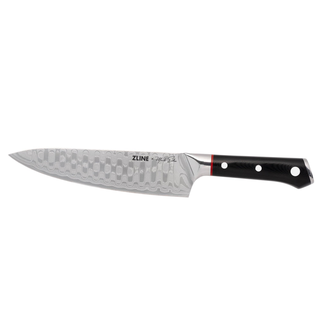 ZLINE Mark Estee 8 in. Professional Japanese Damascus Steel Chef Knife (KCKT-ME-JD)