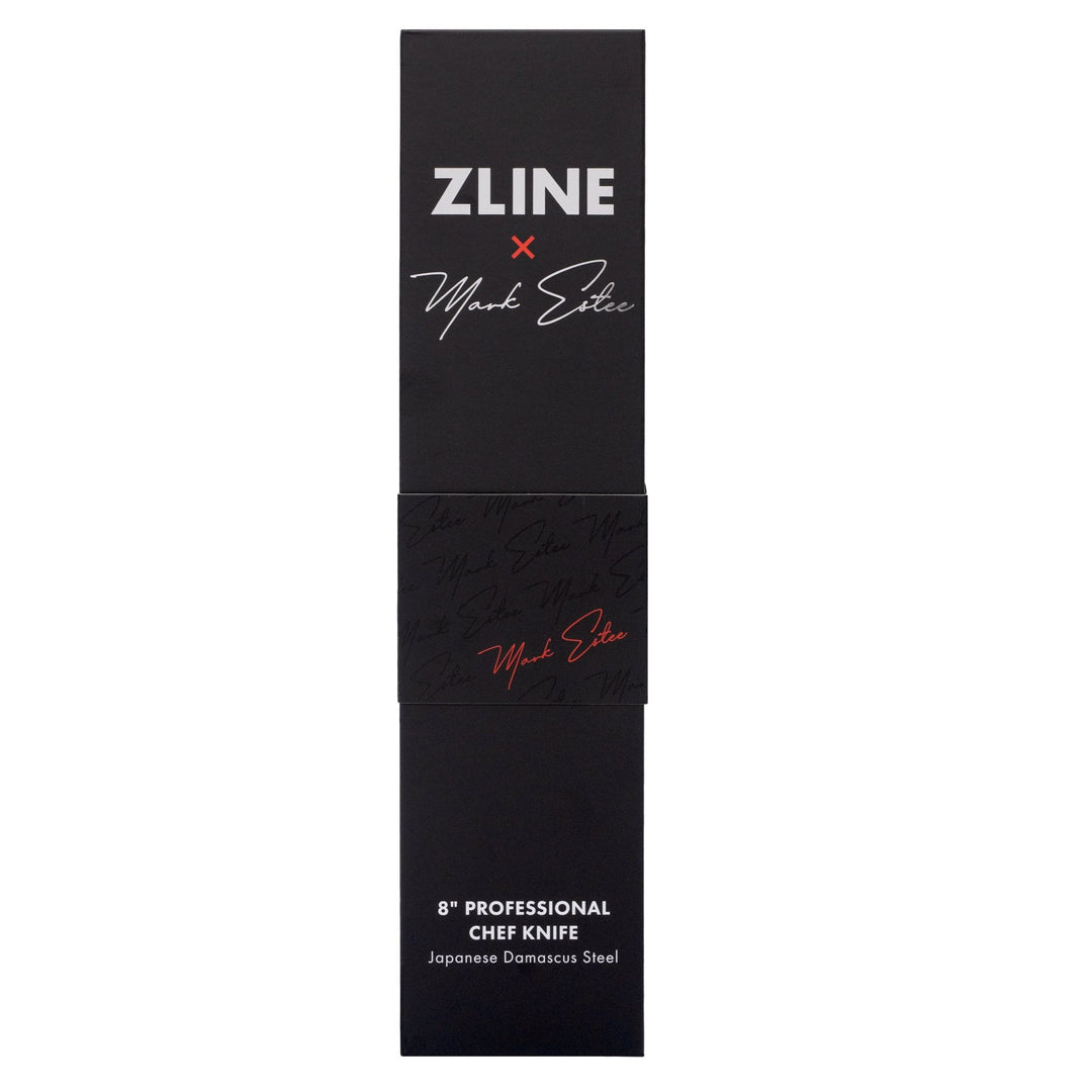 ZLINE Mark Estee 8 in. Professional Japanese Damascus Steel Chef Knife (KCKT-ME-JD)