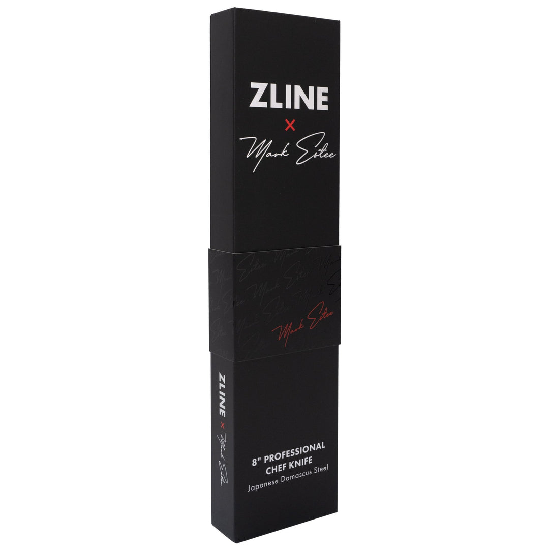 ZLINE Mark Estee 8 in. Professional Japanese Damascus Steel Chef Knife (KCKT-ME-JD)