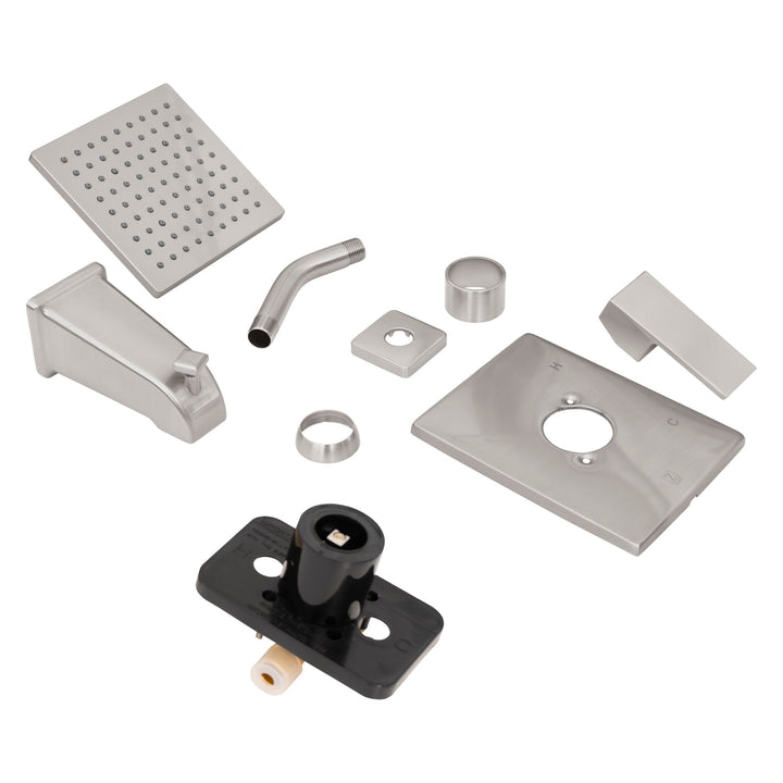 ZLINE Palisades Modern Shower System in Brushed Nickel (RBCN2-SHS-BN)