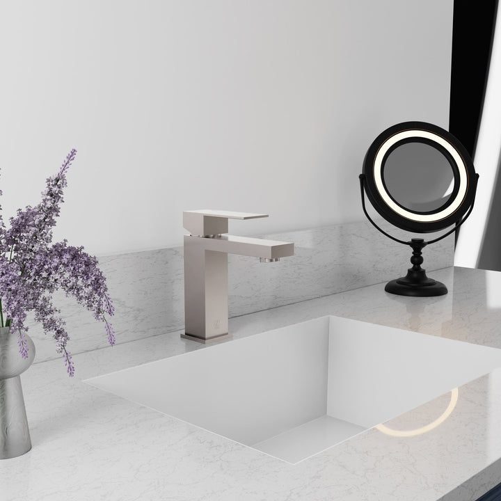 ZLINE Palisades Modern Single Handle Bath Faucet in Brushed Nickel (RBCN2-BF-BN)