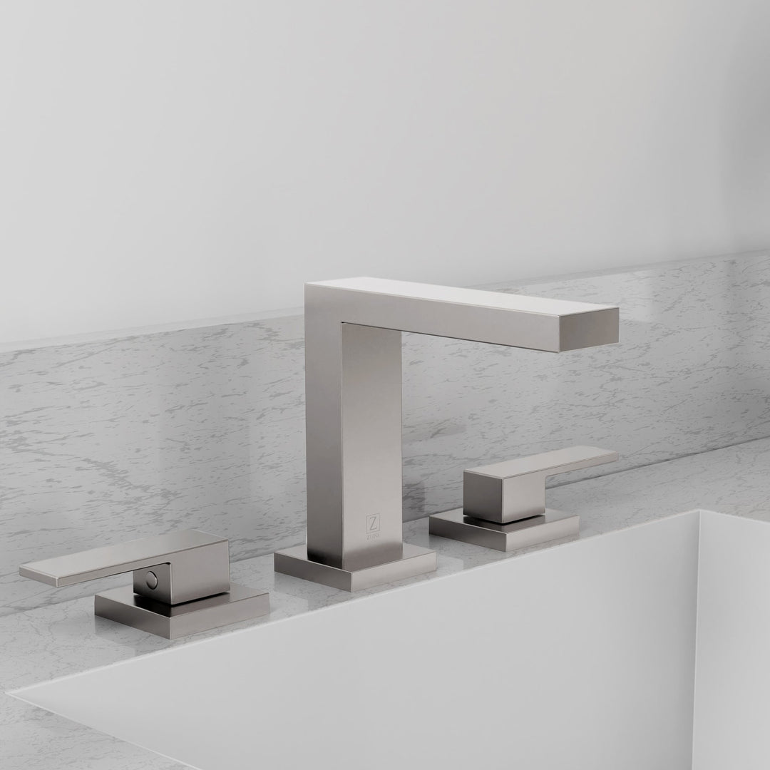 ZLINE Palisades Modern Widespread Bath Faucet in Brushed Nickel (RBCN3-BF-BN)